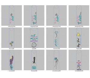 2€ ZUSATZTÜRCHEN 1. Dezember - Stickserie - 12 ITH Stiftehülle Vol. 3